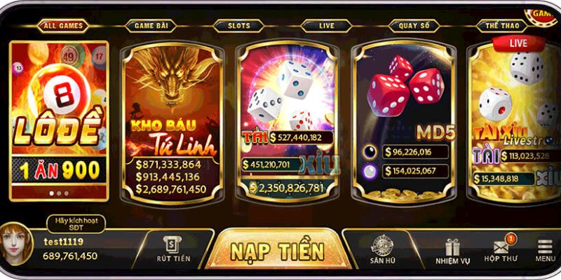 Các tựa game hot nhất có tại sân chơi GO88